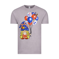 Vintage Zinc patriotic gnome balloon Vintage Tee - BarkalooDesign