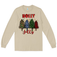 Mushroom holly jolly Christmas trees Long Sleeve Tee - RanaPortraitStore