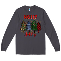 Smoke holly jolly Christmas trees Long Sleeve Tee - RanaPortraitStore