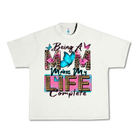 Pistachio being a mom makes my life complete Urban Heavy Tee - Zillion Design Studio