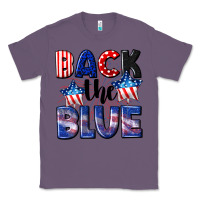 Lavender Back the blue 4th of july Classic Tee - CowGirlArtShop