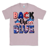 Lilac Back the blue 4th of july Classic Tee - CowGirlArtShop