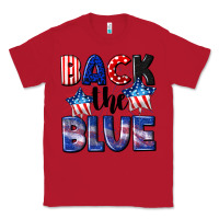 Red Back the blue 4th of july Classic Tee - CowGirlArtShop