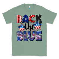 Sage Back the blue 4th of july Classic Tee - CowGirlArtShop