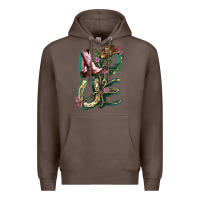 Coffee love boots horseshoe cowboy Premium Hoodie - NancyCooperArtShop