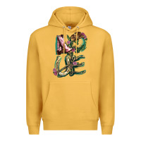 Mustard love boots horseshoe cowboy Premium Hoodie - NancyCooperArtShop