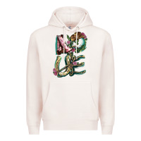 Pale Pink love boots horseshoe cowboy Premium Hoodie - NancyCooperArtShop