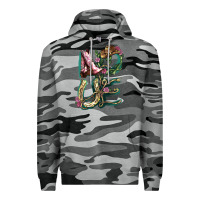 Slate Camo love boots horseshoe cowboy Premium Hoodie - NancyCooperArtShop