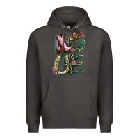 Smoke love boots horseshoe cowboy Premium Hoodie - NancyCooperArtShop