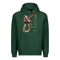 Sports Green love boots horseshoe cowboy Premium Hoodie - NancyCooperArtShop