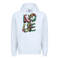 White love boots horseshoe cowboy Premium Hoodie - NancyCooperArtShop