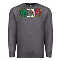 Charcoal Heather mexican flag mini Premium Sweatshirt - Jasminsmagicworld