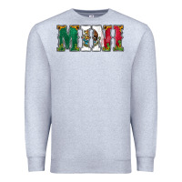 Heather Grey mexican flag mini Premium Sweatshirt - Jasminsmagicworld