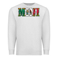 Oatmeal Heather mexican flag mini Premium Sweatshirt - Jasminsmagicworld