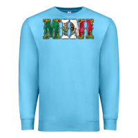 Ocean Blue mexican flag mini Premium Sweatshirt - Jasminsmagicworld