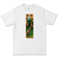 White dinosaur parasaurolophus pen wrap Premium Tee - Artiststas