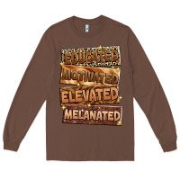 Chestnut Educated motivated elevated melanated Long Sleeve Tee - Zillion Design Studio
