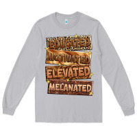Moon Dust Educated motivated elevated melanated Long Sleeve Tee - Zillion Design Studio