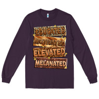 Plum Educated motivated elevated melanated Long Sleeve Tee - Zillion Design Studio