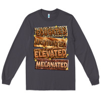 Smoke Educated motivated elevated melanated Long Sleeve Tee - Zillion Design Studio