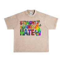 French Oak straight against hate pride lgbtq Urban Heavy Tee - texasbilliewilder
