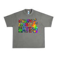 Tornado straight against hate pride lgbtq Urban Heavy Tee - texasbilliewilder