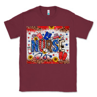 Burgundy American Nurse 20oz tumbler Classic Tee - Neo Western