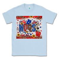 Dusty Blue American Nurse 20oz tumbler Classic Tee - Neo Western