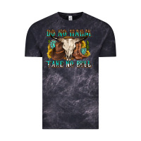 Cloud Black do no harm take no bull western Vintage Tee - texasbilliewilder