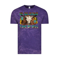 Cloud Purple do no harm take no bull western Vintage Tee - texasbilliewilder
