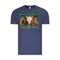 Vintage Denim do no harm take no bull western Vintage Tee - texasbilliewilder