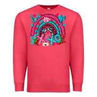 Cardinal xo xo rainbow valentine Premium Sweatshirt - NancyCooperArtShop
