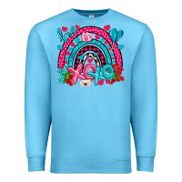 Ocean Blue xo xo rainbow valentine Premium Sweatshirt - NancyCooperArtShop
