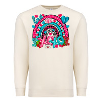 Sandshell xo xo rainbow valentine Premium Sweatshirt - NancyCooperArtShop