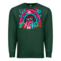 Sports Green xo xo rainbow valentine Premium Sweatshirt - NancyCooperArtShop