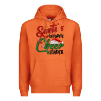 Carrot santa s favorite cheer leader Premium Hoodie - MaliasSmallBusiness