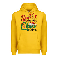 Lemon santa s favorite cheer leader Premium Hoodie - MaliasSmallBusiness