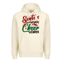 Sandshell santa s favorite cheer leader Premium Hoodie - MaliasSmallBusiness