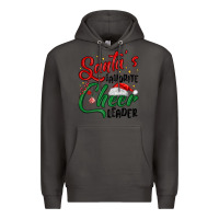 Smoke santa s favorite cheer leader Premium Hoodie - MaliasSmallBusiness