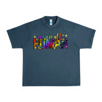 Midnight Navy we are all human pride lgbtq Urban Heavy Tee - texasbilliewilder