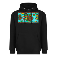 Black western hearts autism cup Heavyweight Hoodie - Artiststas