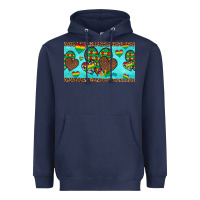 Navy western hearts autism cup Heavyweight Hoodie - Artiststas