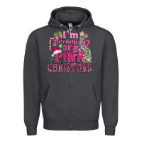 Smoke I Am Dreaming Of A Pink Christmas Zipper Hoodie - FaDigitalArtStudio
