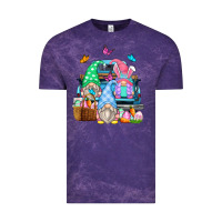 Cloud Purple easter farm truck Vintage Tee - Zillion Design Studio