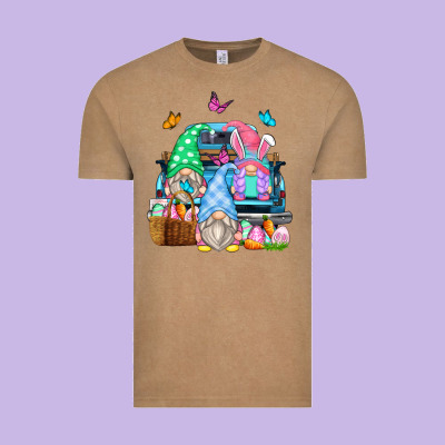 Easter Farm Truck Vintage Tee Designed By Zillion Design Studio