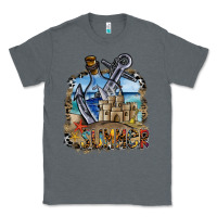 Charcoal Heather summer Classic Tee - SublimationCraftShop