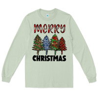 Matcha merry christmas trees Long Sleeve Tee - RanaPortraitStore