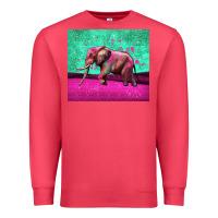 Cardinal colorful elephant Premium Sweatshirt - LillyAllenDesigns