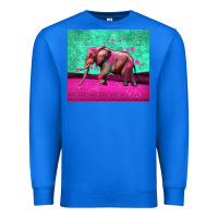 True Royal colorful elephant Premium Sweatshirt - LillyAllenDesigns