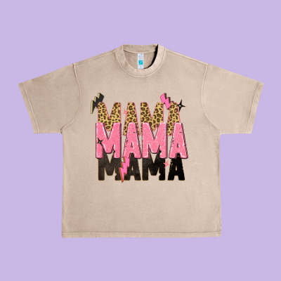 Urban Heavy Tee mama mama mama lightning bold
